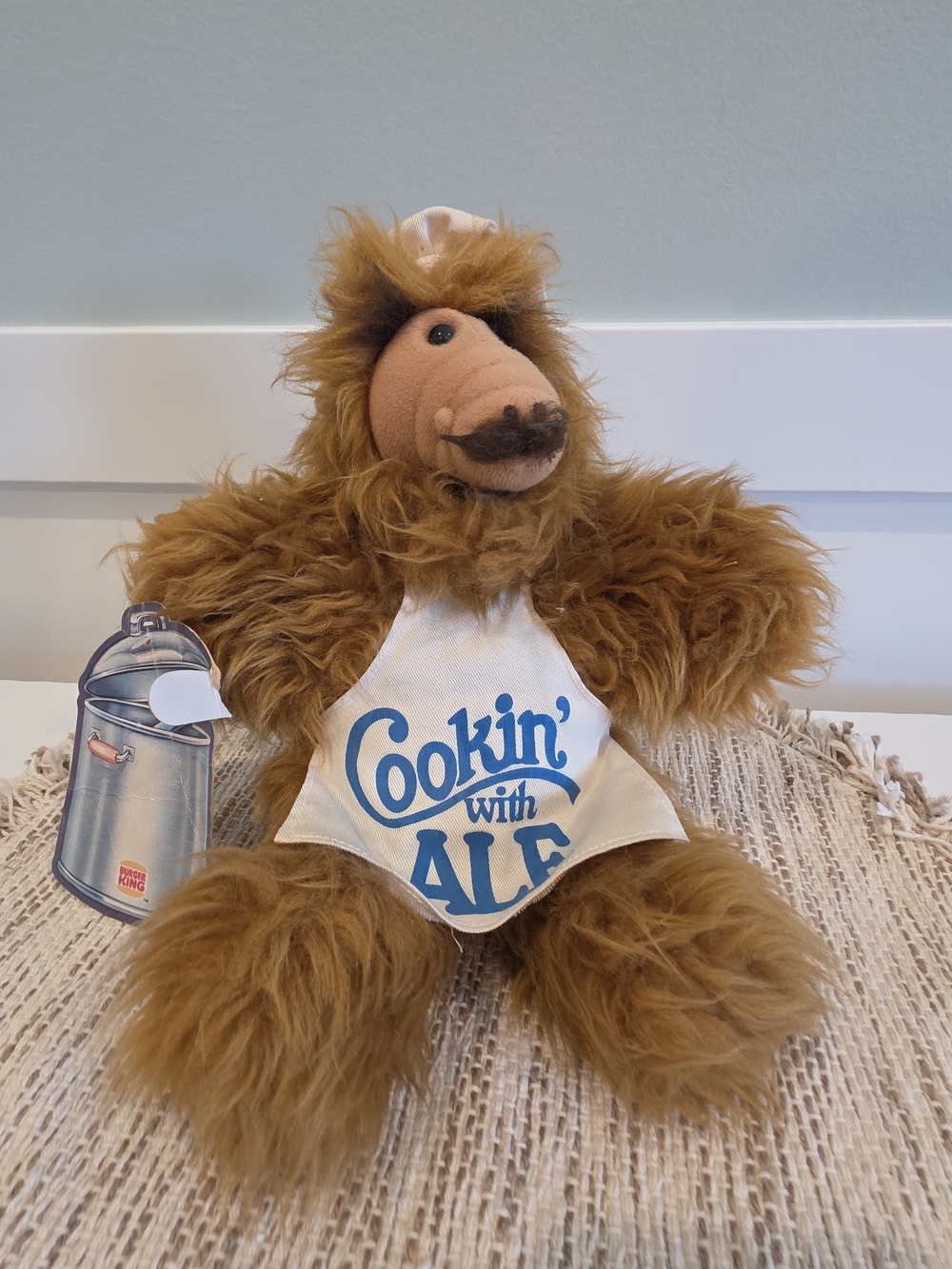 NWT! ALF Cookin' with ALF Burger King Promo Plush Hand Puppet